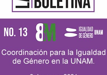 La Boletina 13. Coordinación para la Igualdad de Género