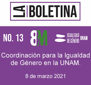 La Boletina 13. Coordinación para la Igualdad de Género