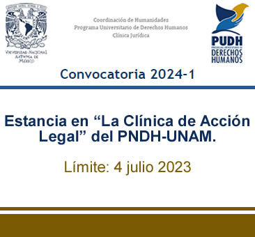 Estancia en La Clínica de Acción Legal del PNDH-UNAM