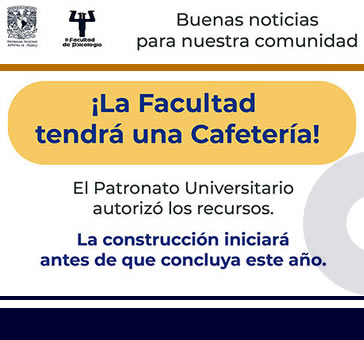 Buenas noticias… La Facultad tendrá una Cafetería.