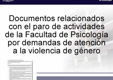 Documentos relacionados con el paro de actividades