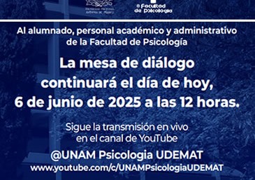La mesa de diálogo continuará hoy, 6 junio 2025, 12 h.