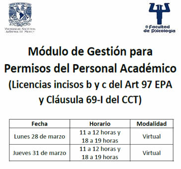 Módulo de Gestión para Permisos del Personal Académico