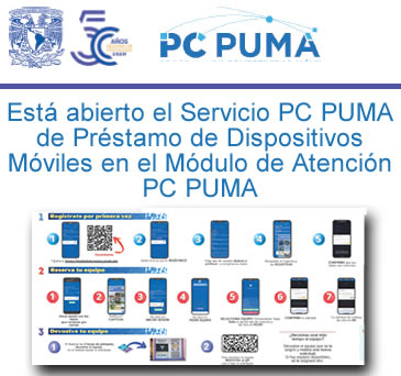 Abierto el Servicio PC PUMA de Préstamo de Dispositivos