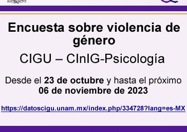 Encuesta sobre violencia de género CIGU – CInIG-Psicología