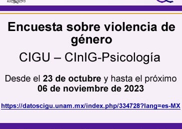Encuesta sobre violencia de género CIGU – CInIG-Psicología