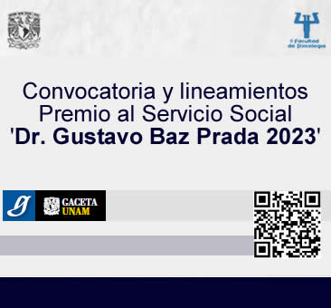 Premio al Servicio Social Dr. Gustavo Baz Prada 2023