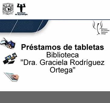 Préstamos de tabletas Biblioteca Dra. Graciela Rodríguez Ortega