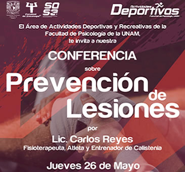 Conferencia -Prevención de lesiones