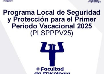 Programa Local de Seguridad -Primer Periodo Vacacional