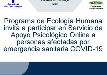 Servicio de Apoyo Psicológico Online a personas afectadas por COVID-19