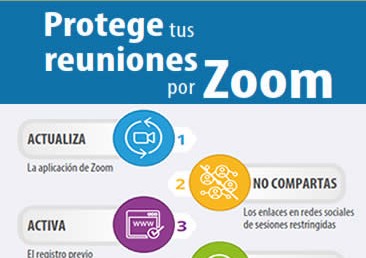 Protege tus reuniones por Zoom. Recomendaciones.