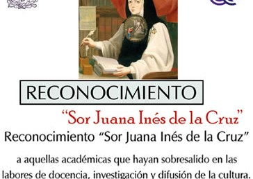 Reconocimiento Sor Juana Inés de la Cruz.