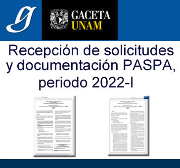 Período de recepción de solicitudes y documentación PASPA