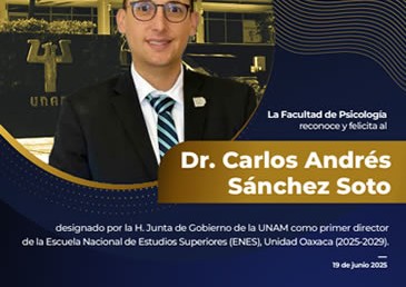 Reconocimiento y felicitación al Dr. Carlos Andrés Sánchez S.