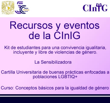 Recursos y eventos de la CInIG