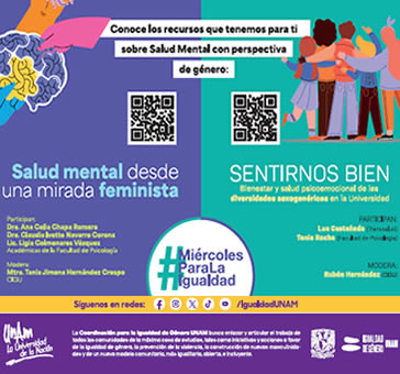 Recursos sobre salud mental con perspectiva de género