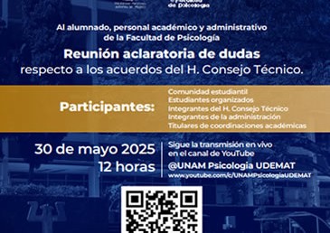 Reunión aclaratoria de dudas. H. Consejo Técnico.