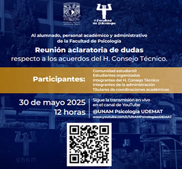 Reunión aclaratoria de dudas. H. Consejo Técnico.