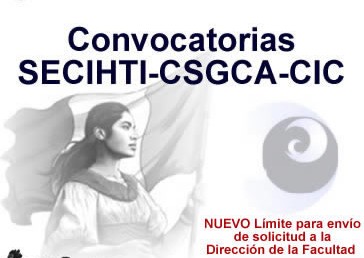 Convocatorias SECIHTI-CSGCA-CIC.