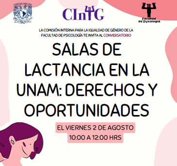 Conversatorio -Salas de lactancia en la UNAM
