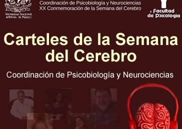 Carteles de la Semana del Cerebro -Psicobiología y Neurociencias