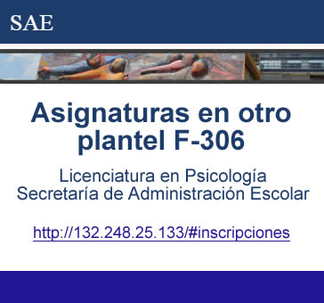Asignaturas en otro plantel F-306