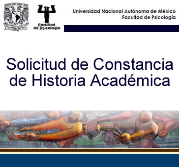 Solicitud de Constancia de Historia Académica