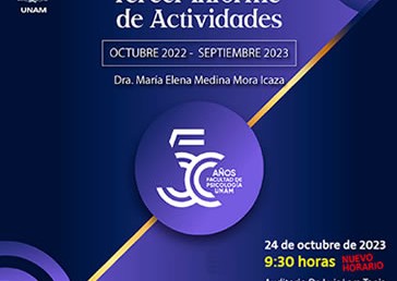 Tercer Informe de Actividades -Dra. Medina Mora.