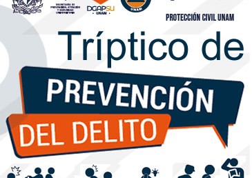 Tríptico de Prevención del Delito.