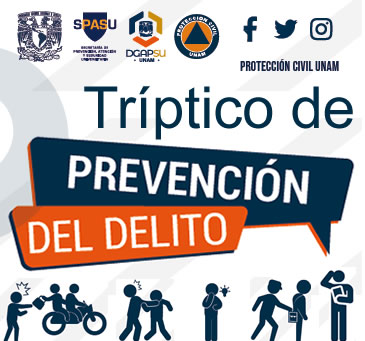 Tríptico de Prevención del Delito.