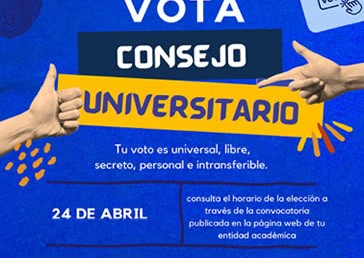 Vota Consejo Universitario -24 de abril