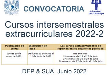 Cursos intersemestrales extracurriculares 2022-2
