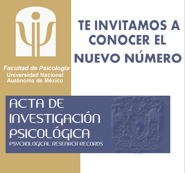 Nuevo número -Acta de Investigación Psicológica